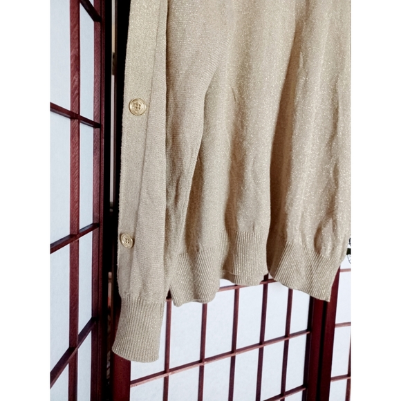 MICHAEL Michael Kors Gold Metallic Sweater - Picture 5 of 16